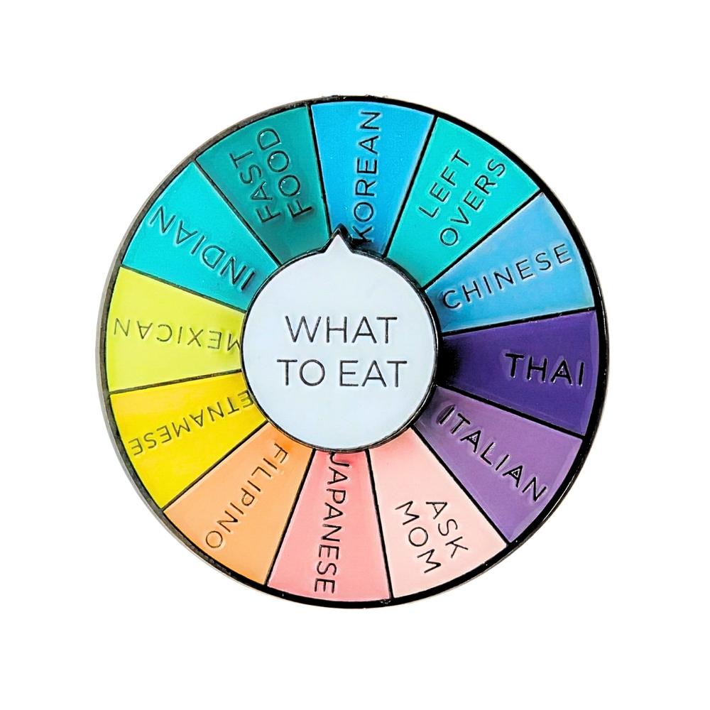 What To Eat (Decision-Making Wheel) | Collectible Pin