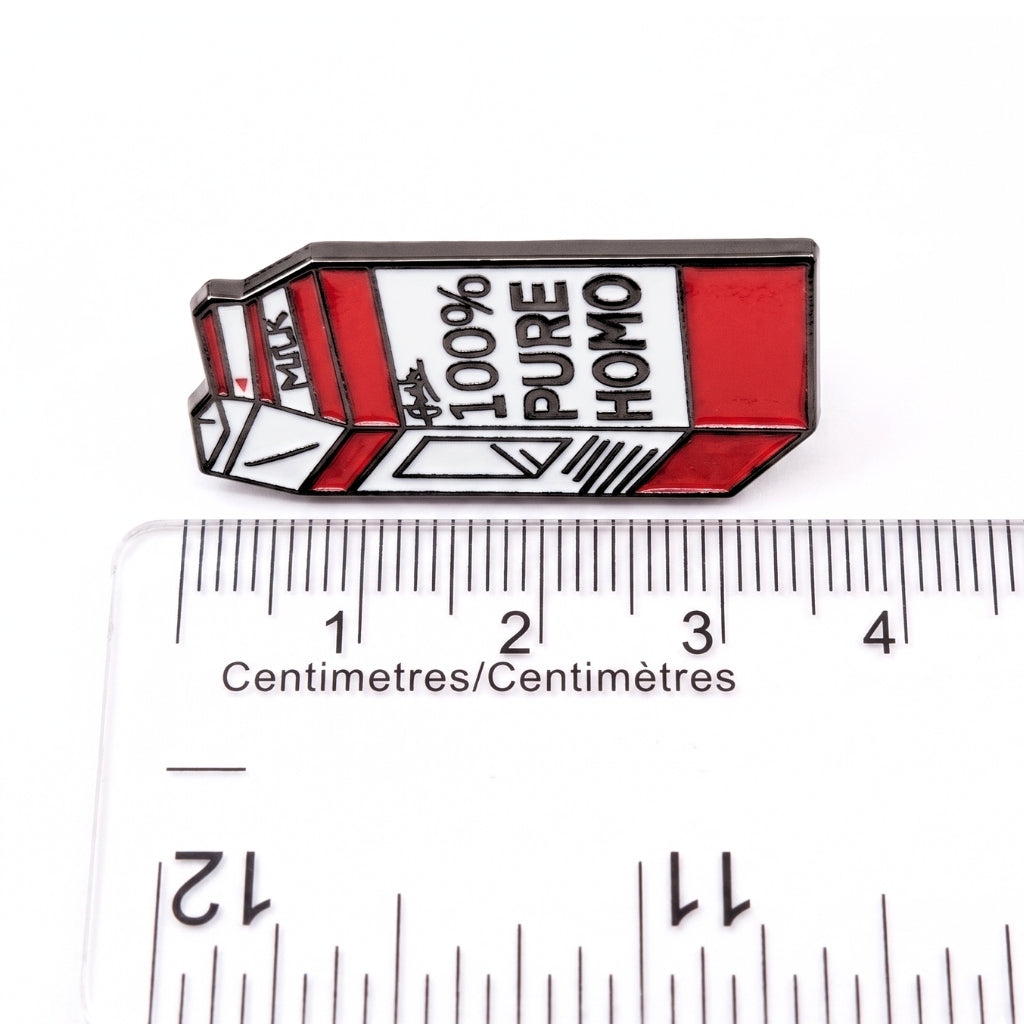 100% Pure Homo [Pride] | Collectible Pin