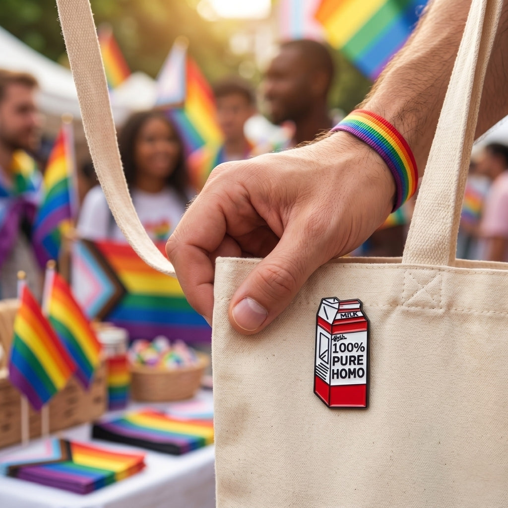 100% Pure Homo [Pride] | Collectible Pin