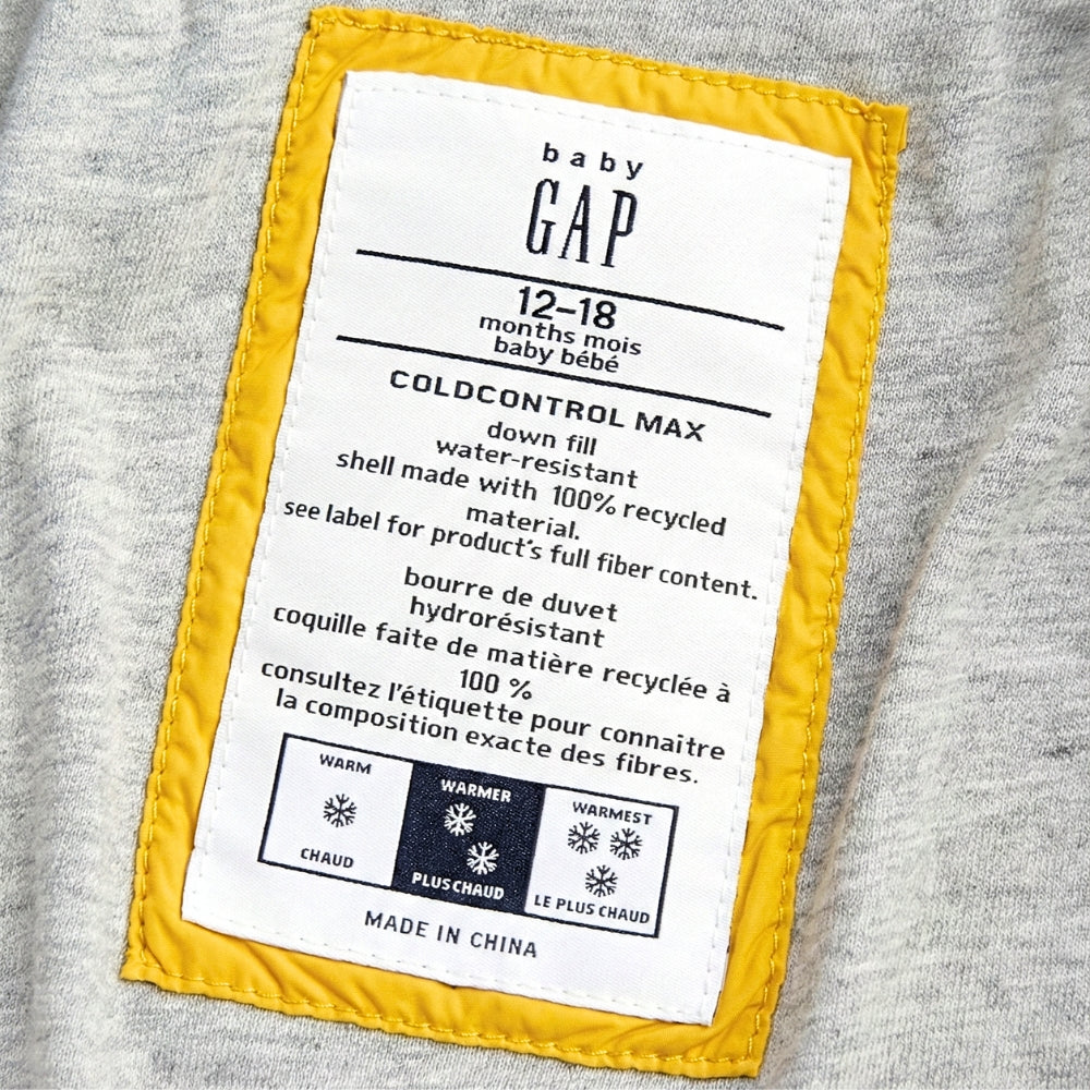 Kids 12-18m ColdControl Lightweight Down-Filled Puffer Jacket | Baby GAP