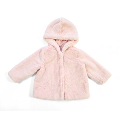 Kids 12-18m Girls Pink Faux Fur Coat | Old Navy