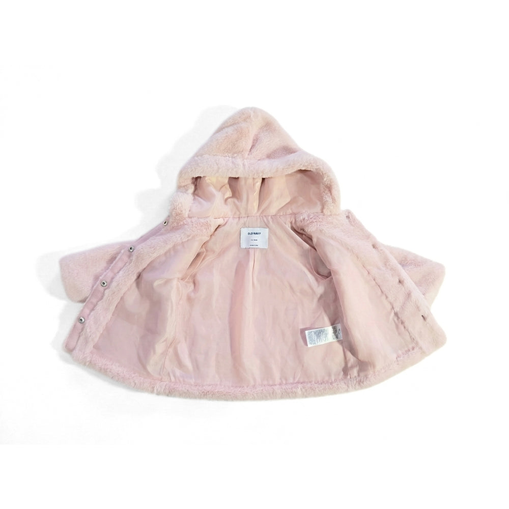 Kids 12-18m Girls Pink Faux Fur Coat | Old Navy