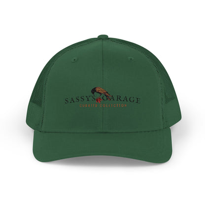Sassy's Garage Snapback Trucker Cap | Casual Style Hat for Everyday Wear, Outdoor Adventures, Fun Fashion Statement