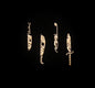Horror Movie 4-Piece Pin Set