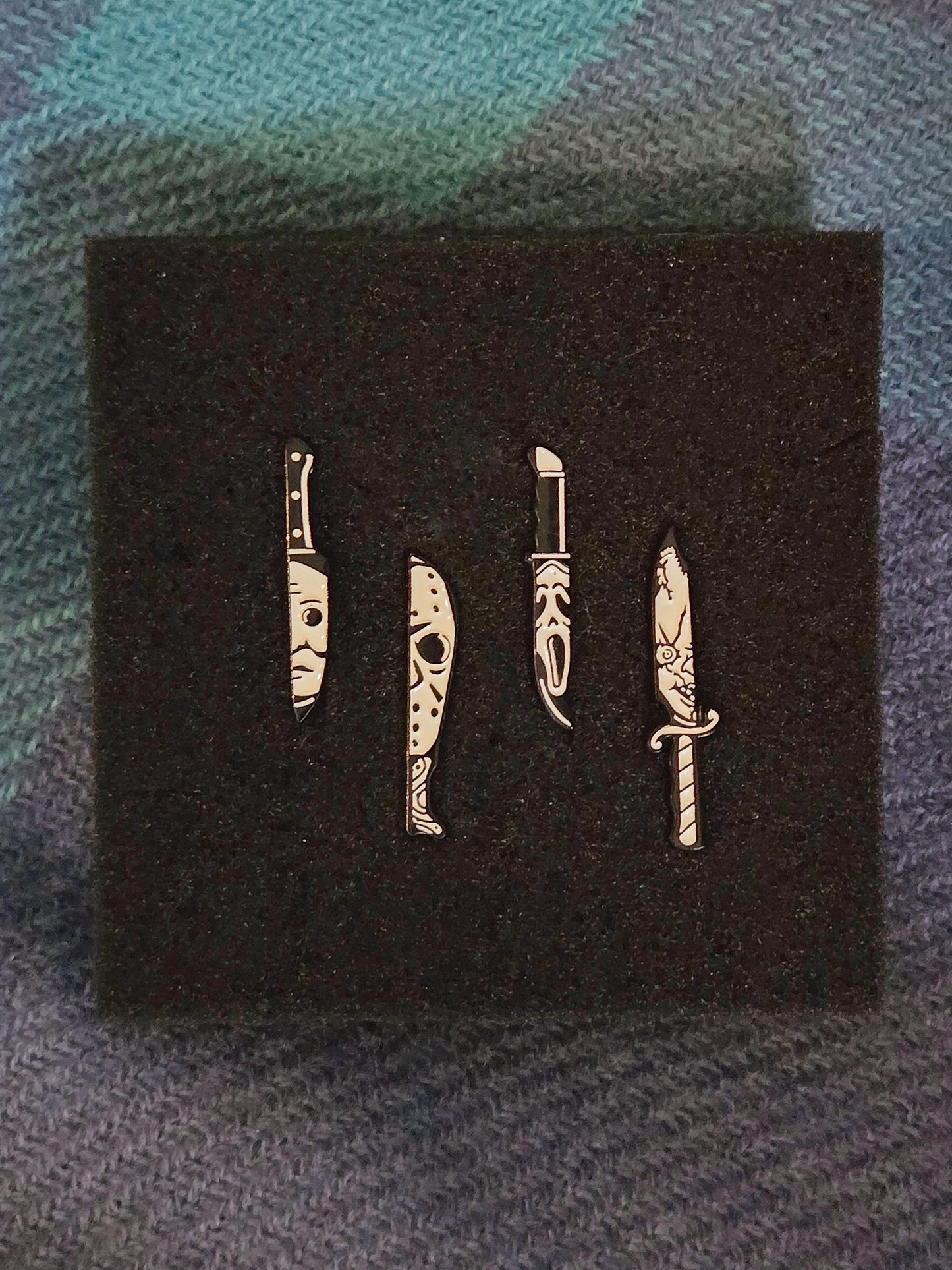 Horror Movie 4-Piece Pin Set