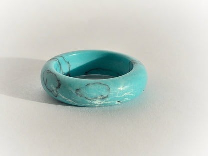 Natural Turquoise Stone Ring | Size 8