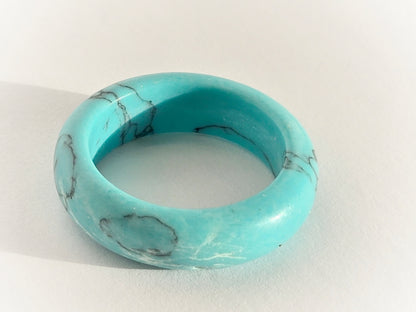 Natural Turquoise Stone Ring | Size 8
