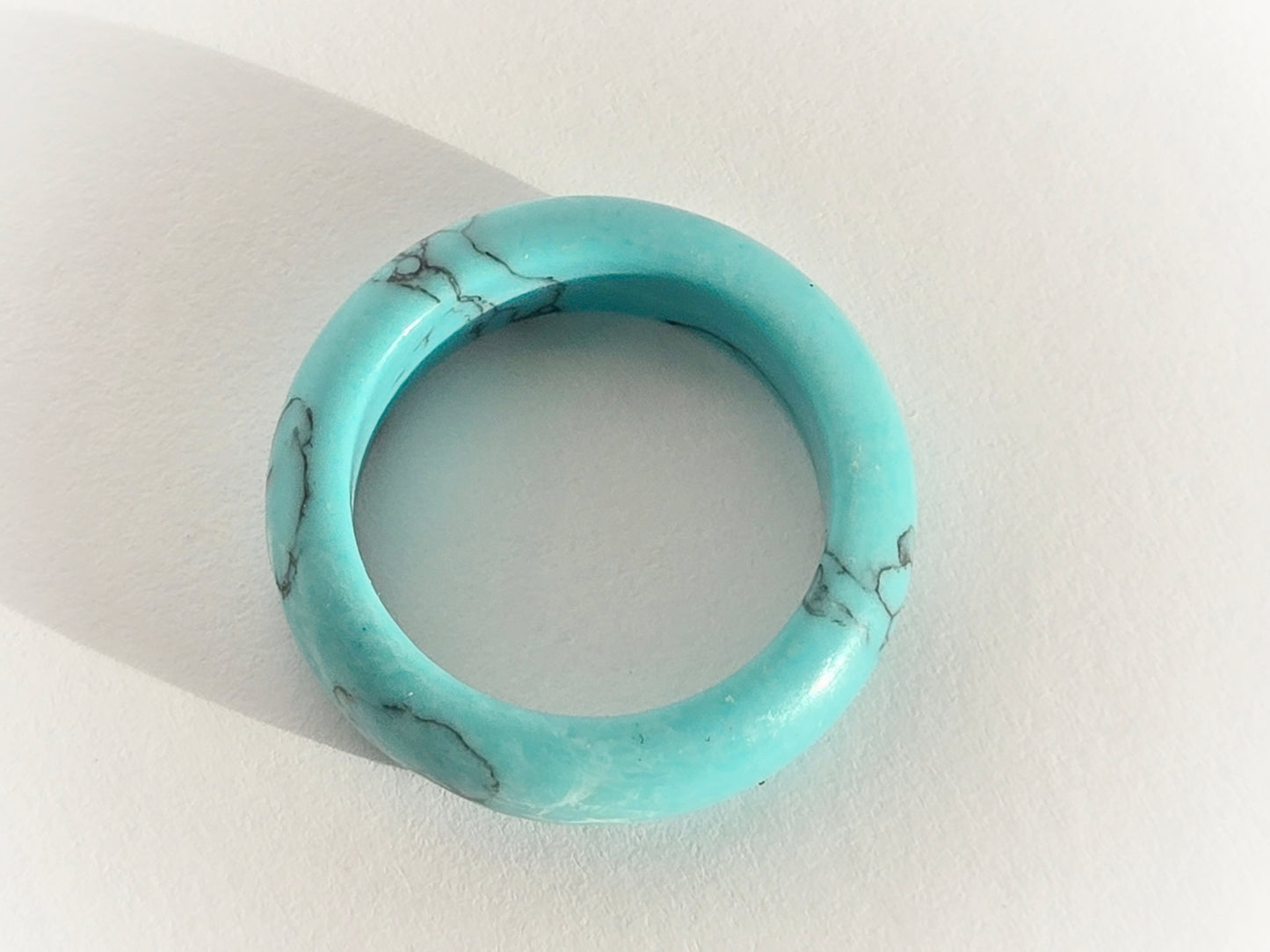 Natural Turquoise Stone Ring | Size 8