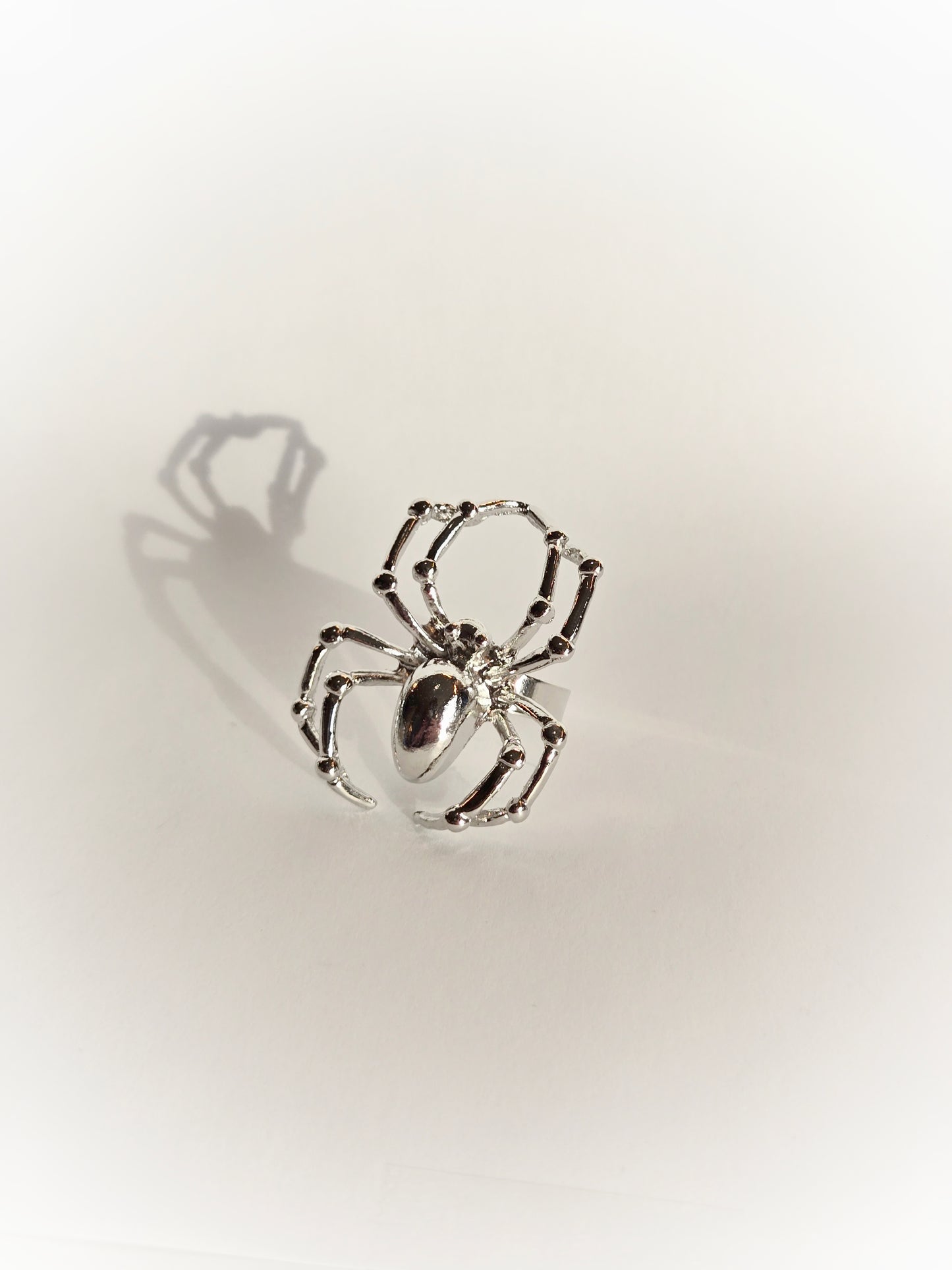 Silver Spider Ring | Size 7 (Adjustable)