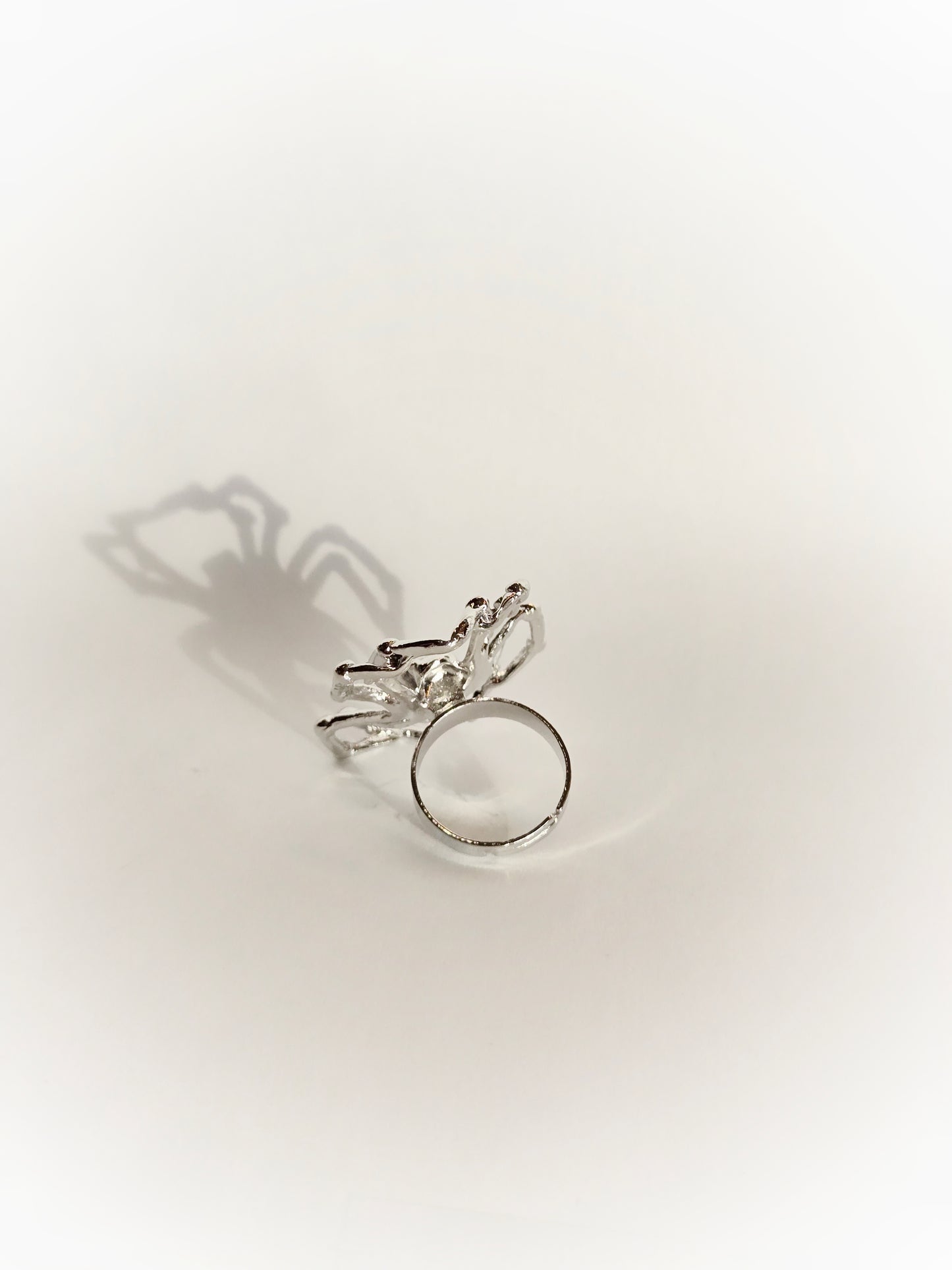 Silver Spider Ring | Size 7 (Adjustable)
