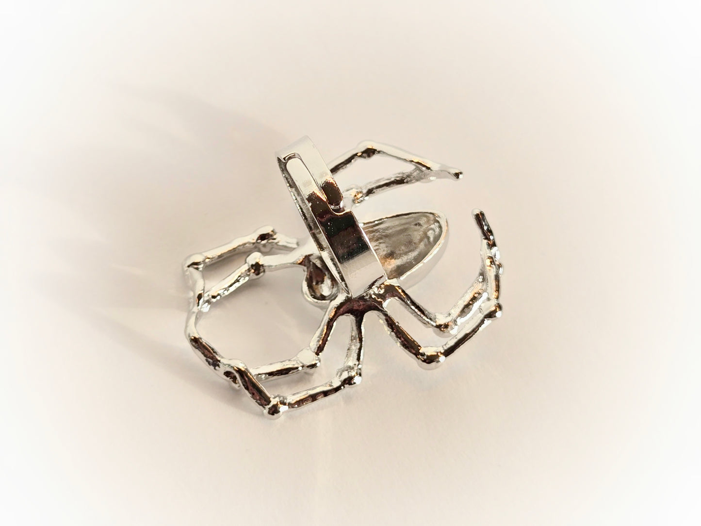 Silver Spider Ring | Size 7 (Adjustable)