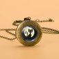 Black Cat Locket Necklace