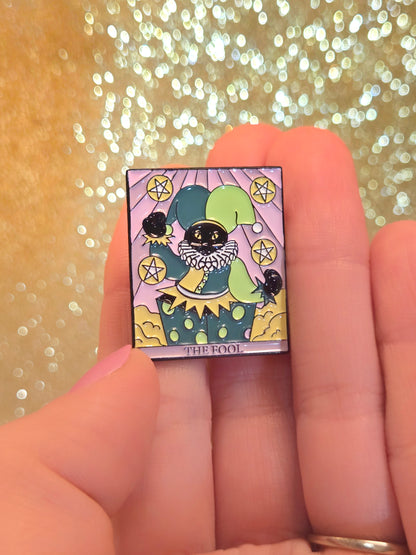 "The Fool" Cat Tarot Card | Collectible Pin