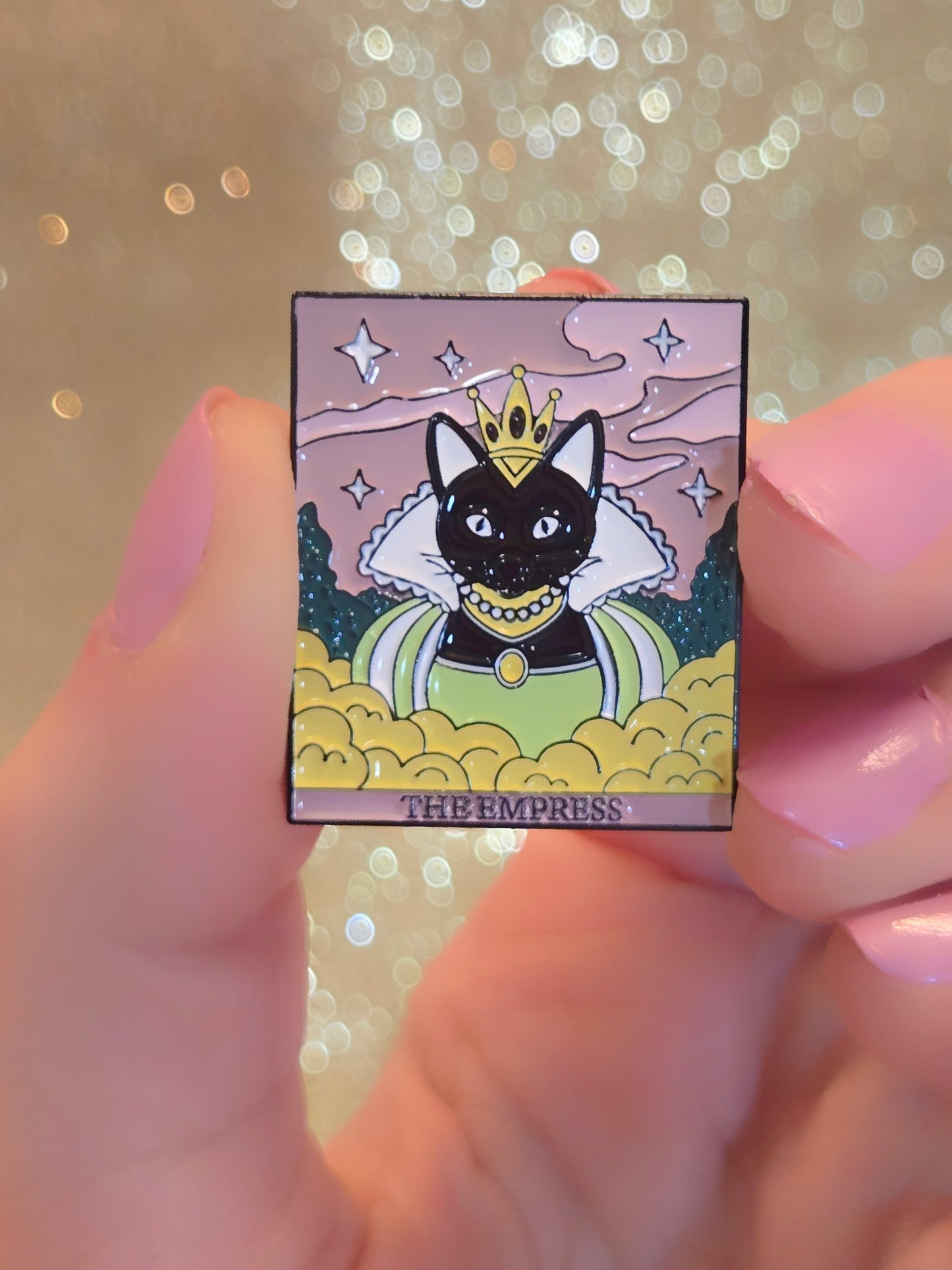 "The Empress" Cat Tarot Card | Collectible Pin