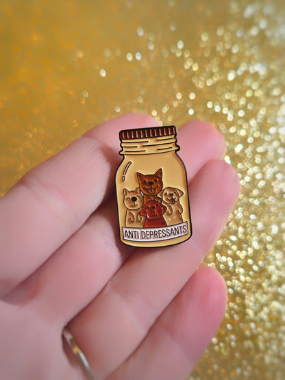 Dog Anti-Depressants | Collectible Pin