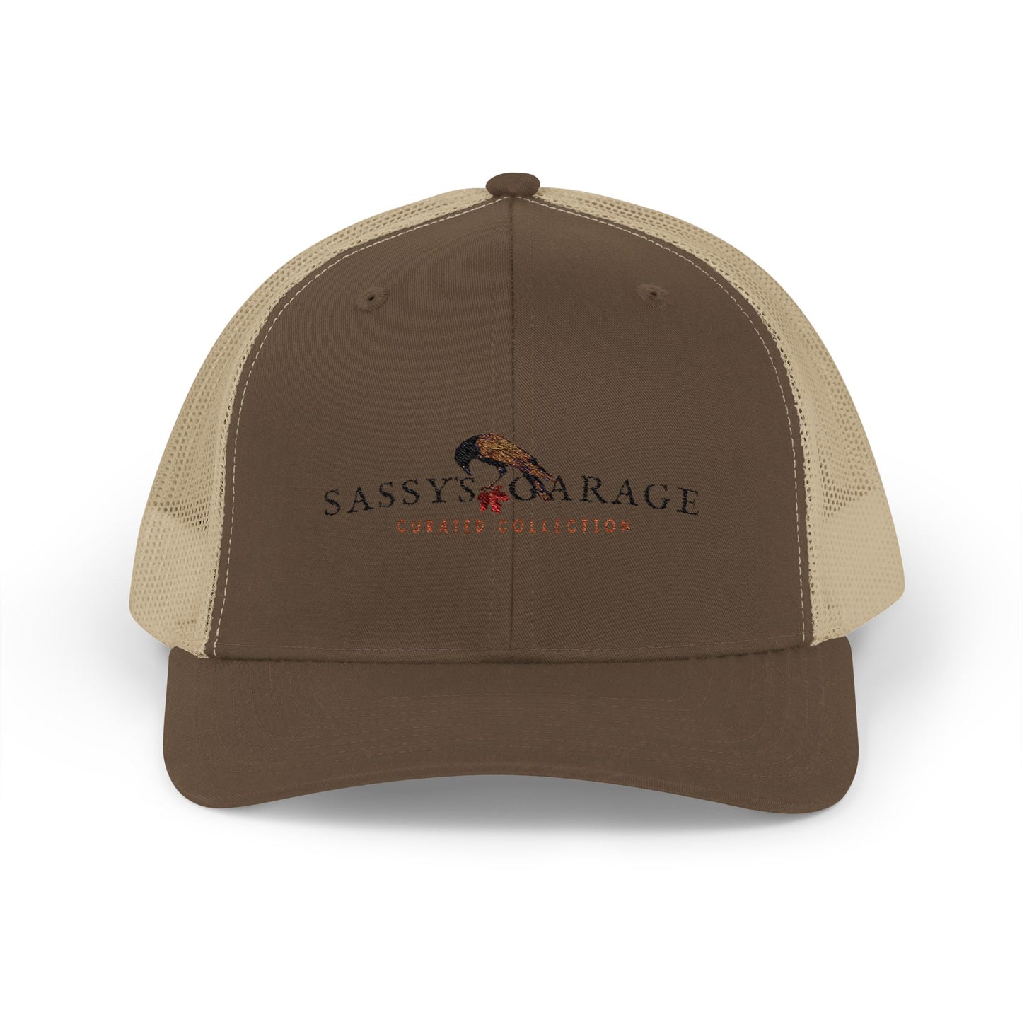 Sassy's Garage Snapback Trucker Cap | Casual Style Hat for Everyday Wear, Outdoor Adventures, Fun Fashion Statement