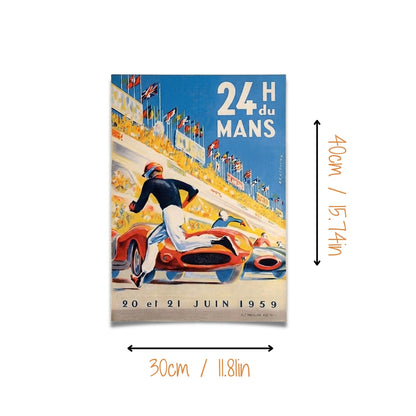 24H du Mans | Canvas Art Print
