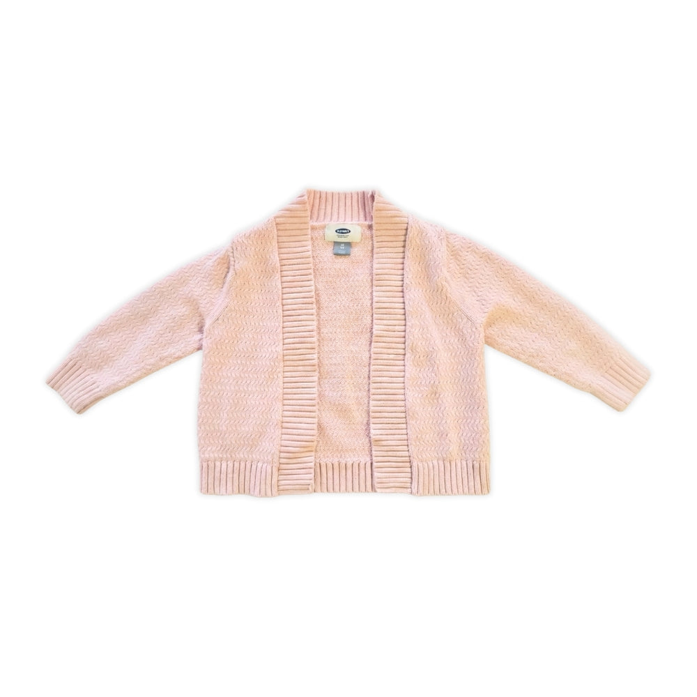 Kids 2T Pink Cotton Knit Cardigan | Old Navy