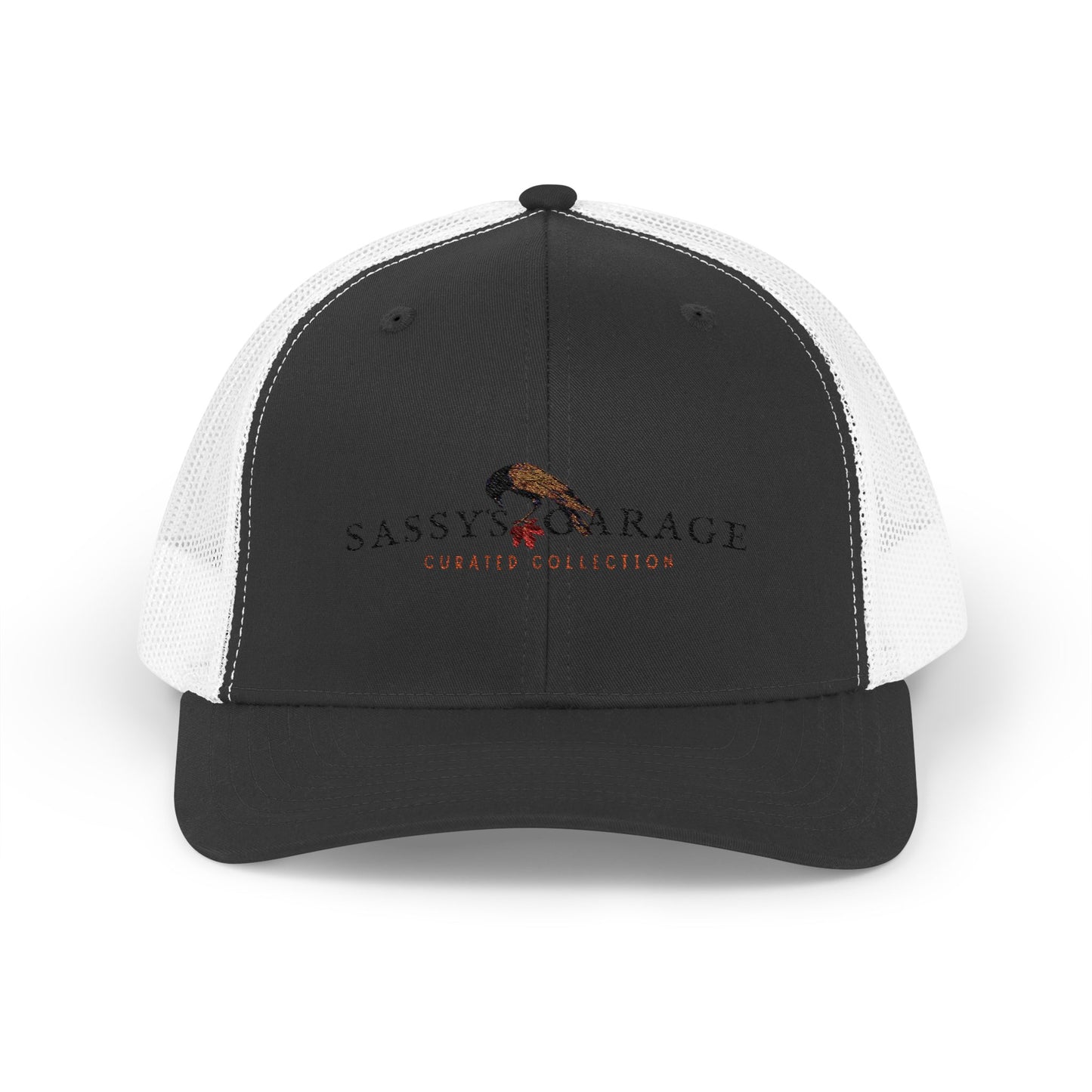 Sassy's Garage Snapback Trucker Cap | Casual Style Hat for Everyday Wear, Outdoor Adventures, Fun Fashion Statement