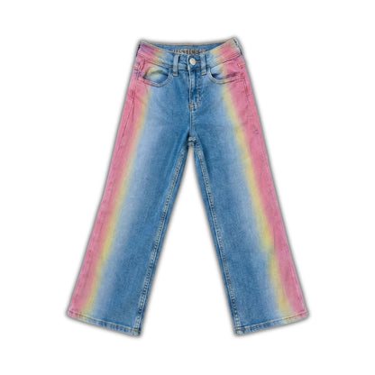 Kids 7Y Rainbow Denim Jeans | Justice