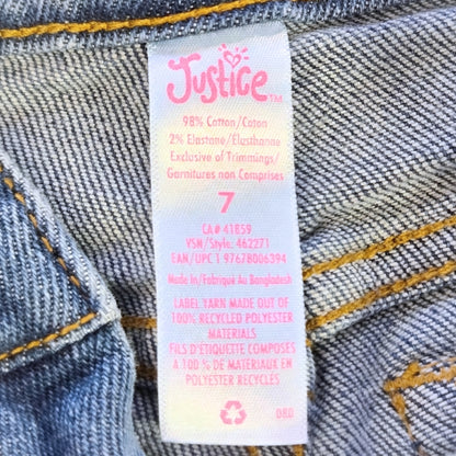 Kids 7Y Rainbow Denim Jeans | Justice