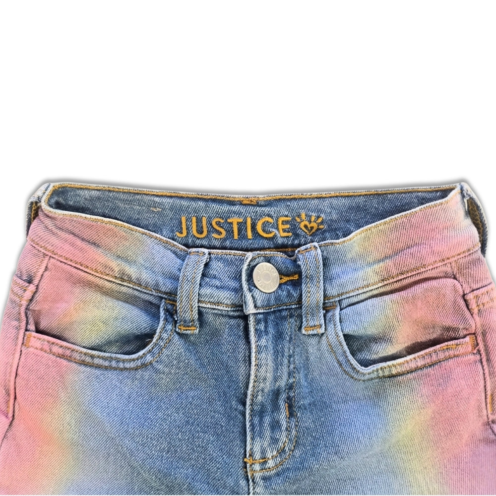Kids 7Y Rainbow Denim Jeans | Justice