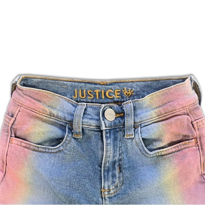 Kids 7Y Rainbow Denim Jeans | Justice