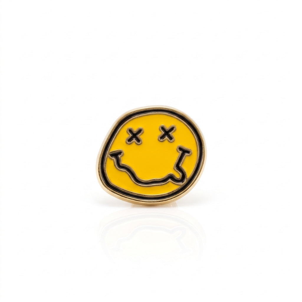 90s Grunge Smiley Face | Collectible Pin