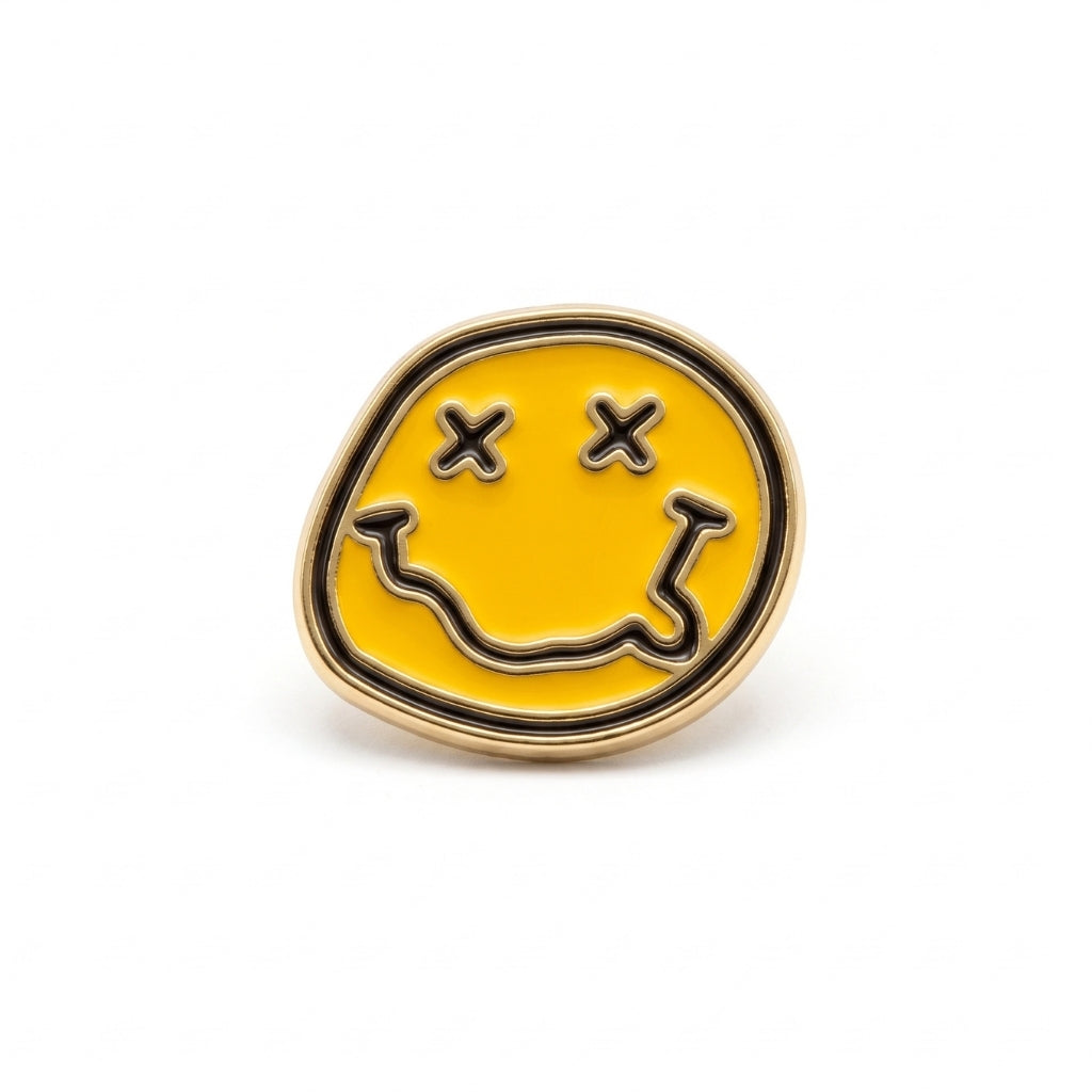 90s Grunge Smiley Face | Collectible Pin