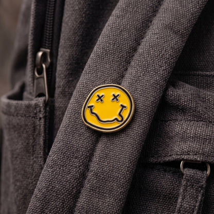 90s Grunge Smiley Face | Collectible Pin