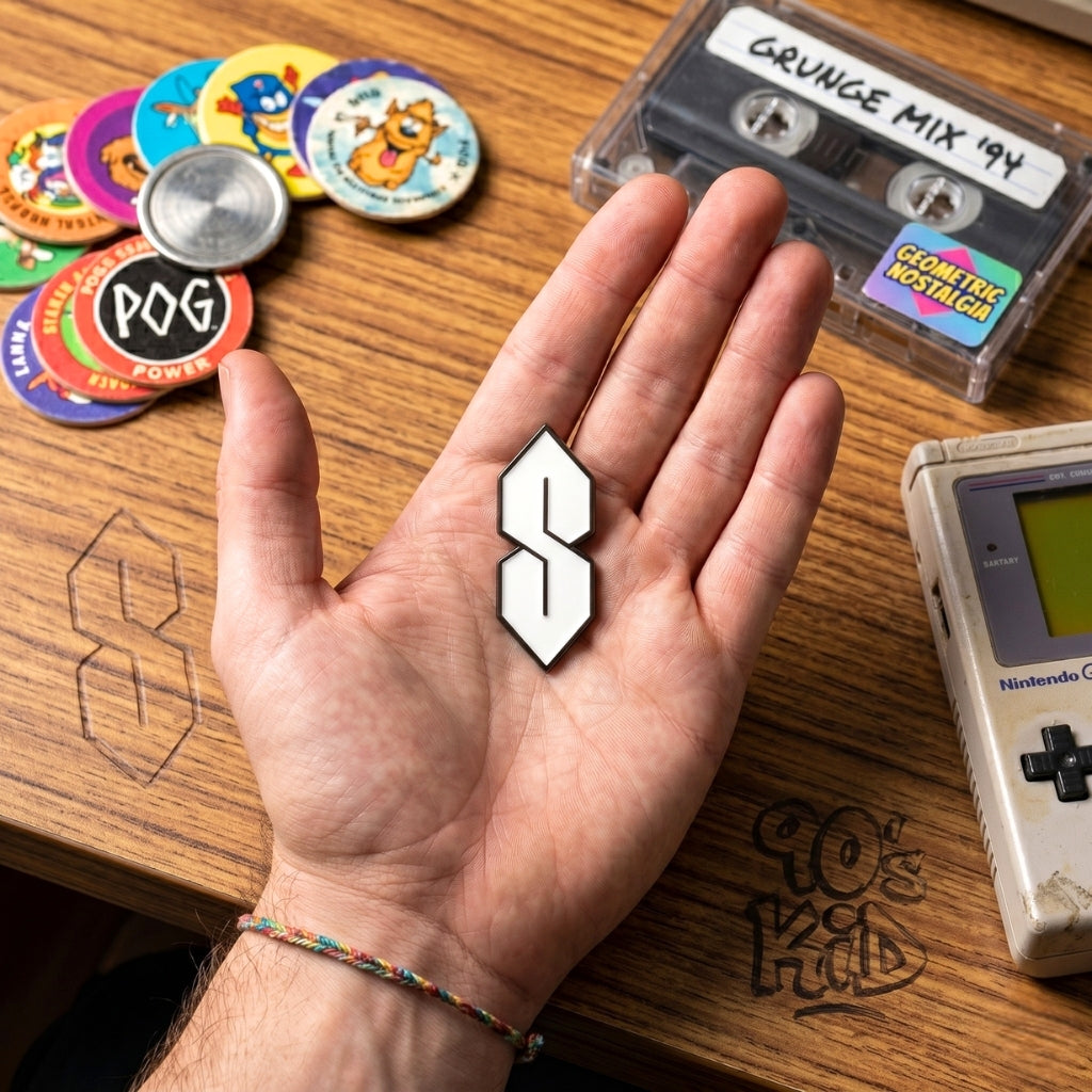 90s "S" | Collectible Pin