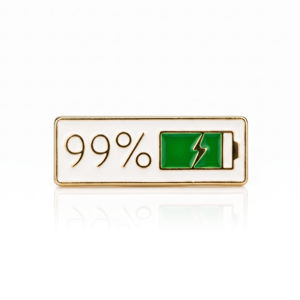 99 Percent Charge | Collectible Pin
