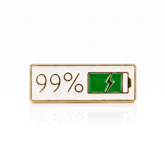 99 Percent Charge | Collectible Pin