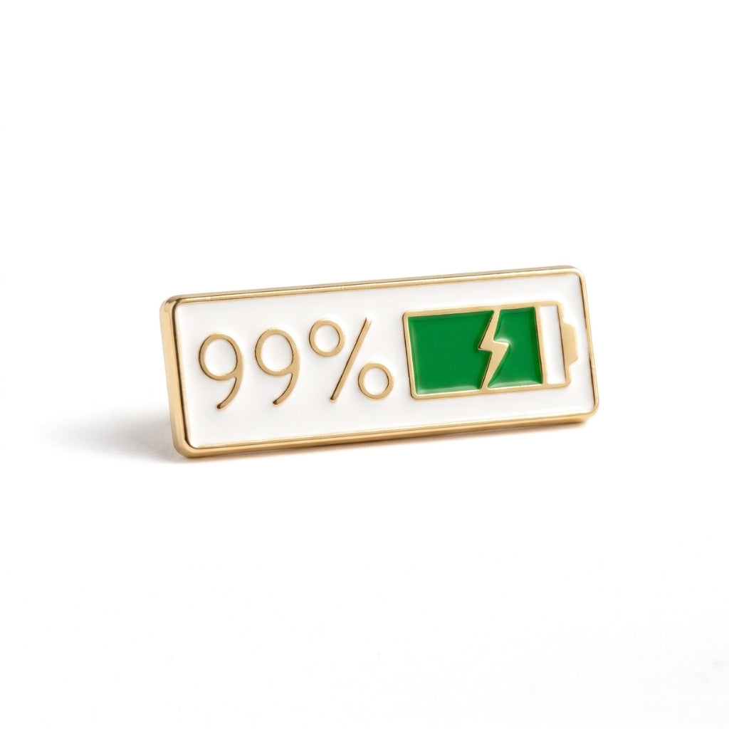 99 Percent Charge | Collectible Pin