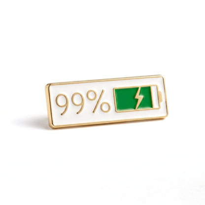 99 Percent Charge | Collectible Pin
