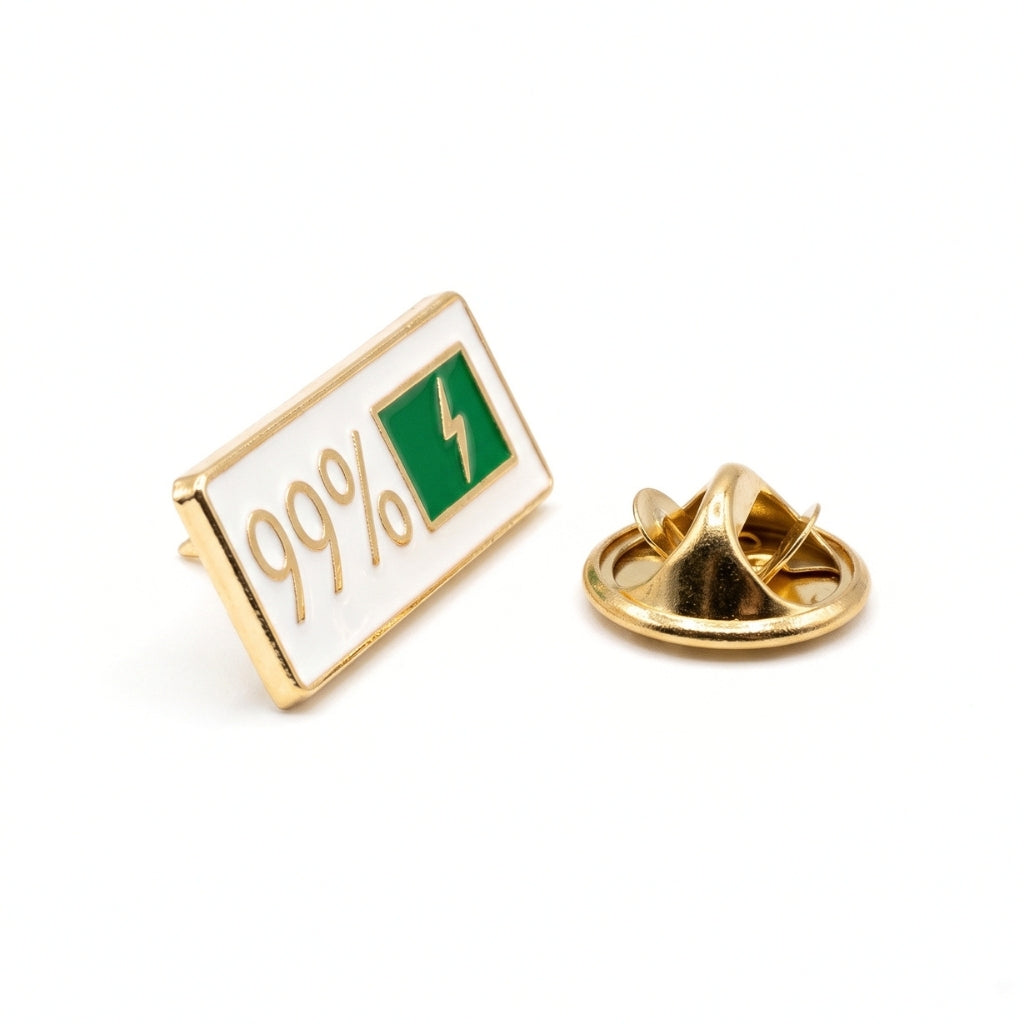 99 Percent Charge | Collectible Pin