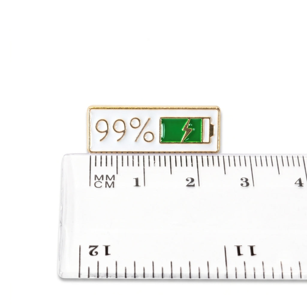 99 Percent Charge | Collectible Pin