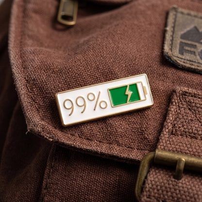 99 Percent Charge | Collectible Pin