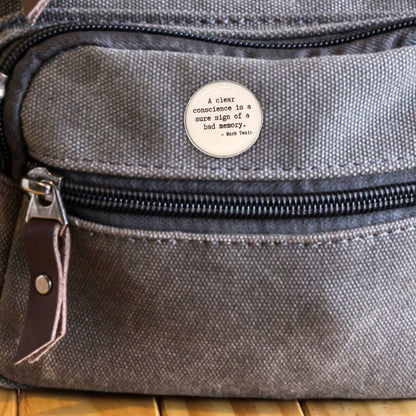 A Clear Conscience Is a Sure Sign of a Bad Memory | Collectible Pin