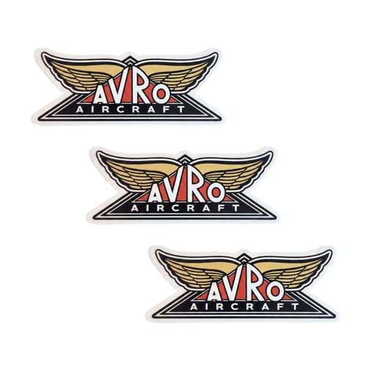 AVRO Aircraft (Set of 3) | Vinyl Sticker