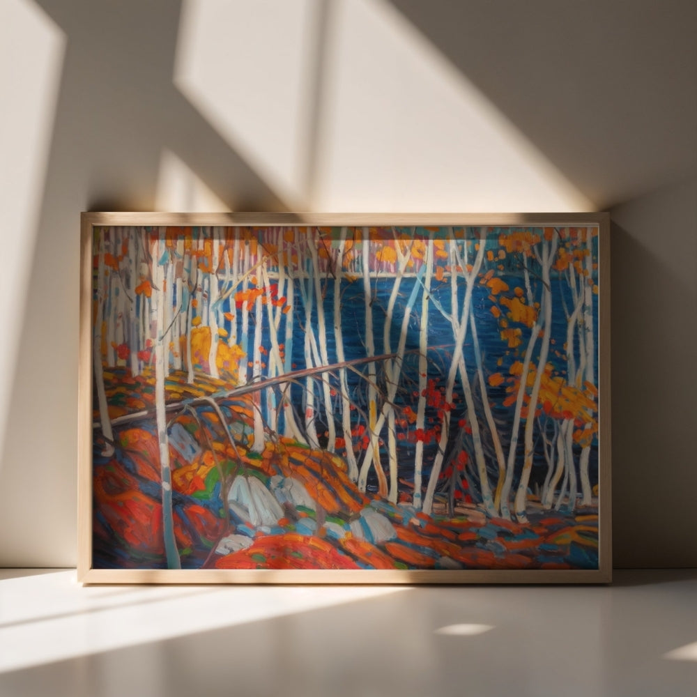Algonquin Birches | Canvas Art Print