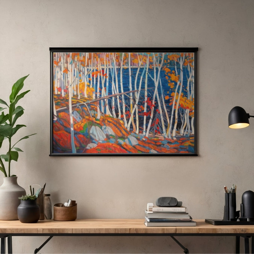 Algonquin Birches | Canvas Art Print