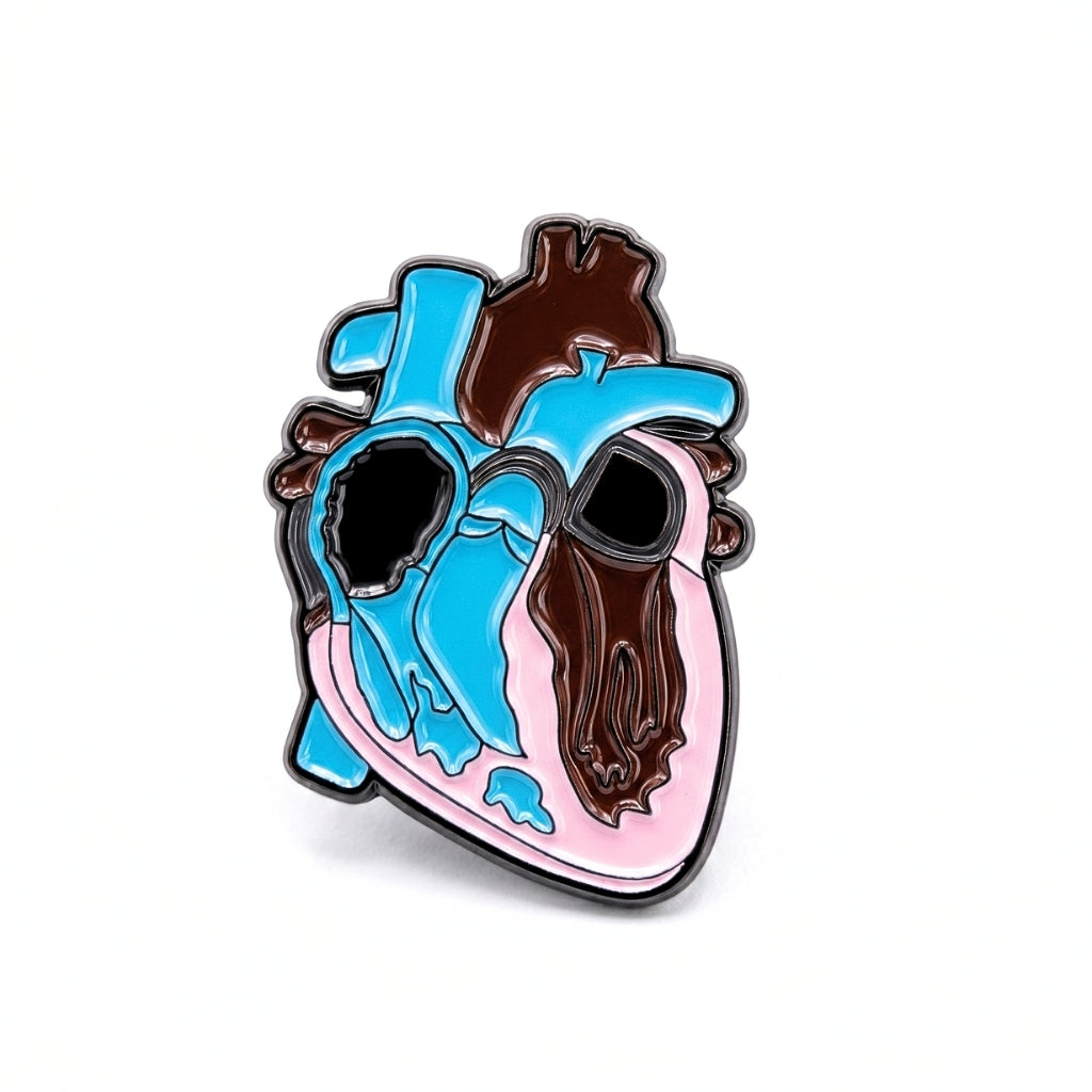 Anatomical Trans Heart [Pride] | Collectible Pin