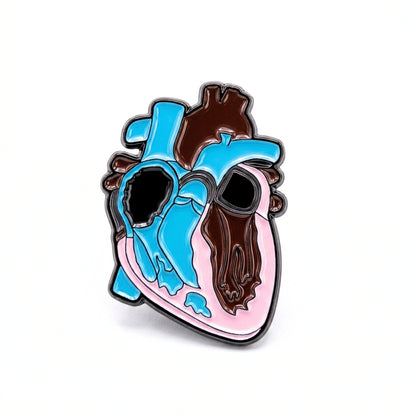 Anatomical Trans Heart [Pride] | Collectible Pin