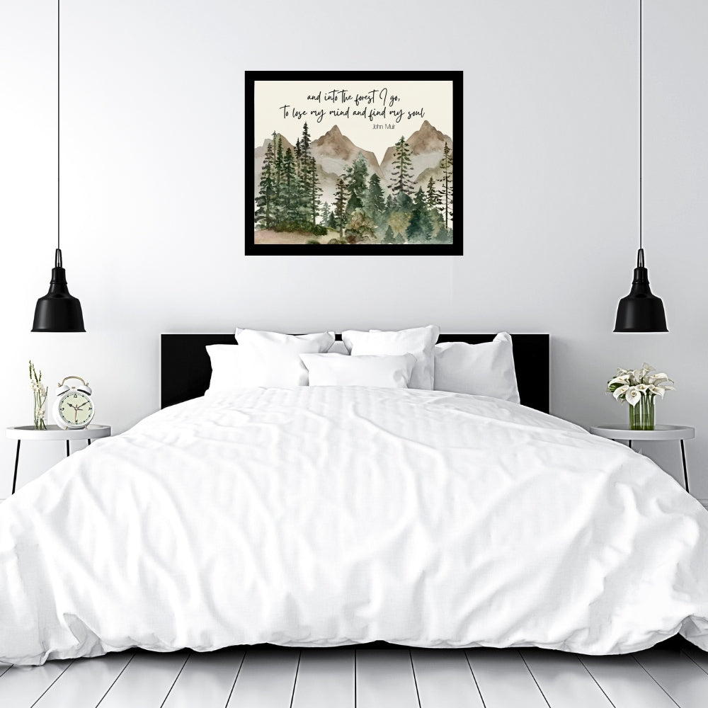 And Into the Forest I Go | Canvas Art Print