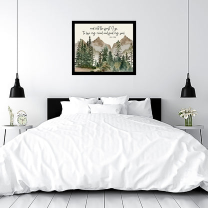 And Into the Forest I Go | Canvas Art Print