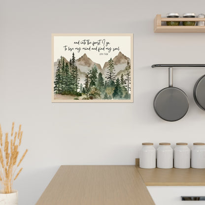 And Into the Forest I Go | Canvas Art Print