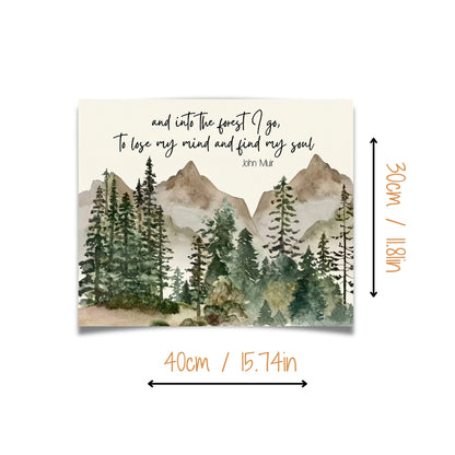 And Into the Forest I Go | Canvas Art Print