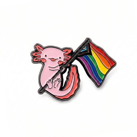 Axolotl On Parade [Pride] | Collectible Pin