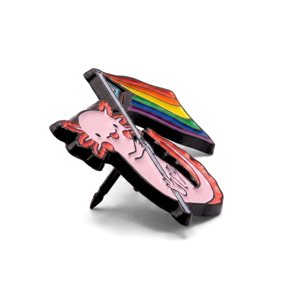 Axolotl On Parade [Pride] | Collectible Pin